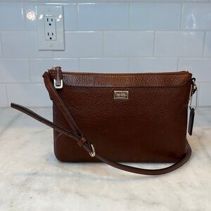 Coach Pebbled Leather Crossbody Shoulder Bag